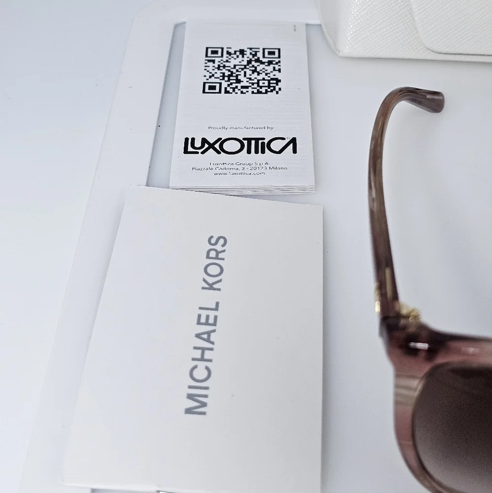 Michael Kors Women's Sunglasses gradient MK2137U 317513 57 Anaheim Tan Blush - Picture 13 of 14